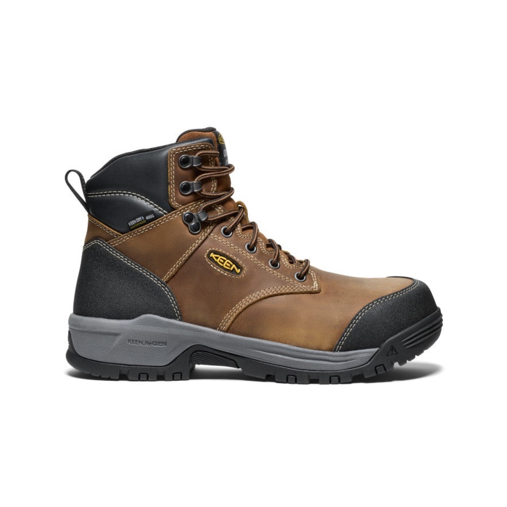 KEEN Men's Evanston 6" Insulated Waterproof Boot (Carbon Toe) - Picture 2 of 12